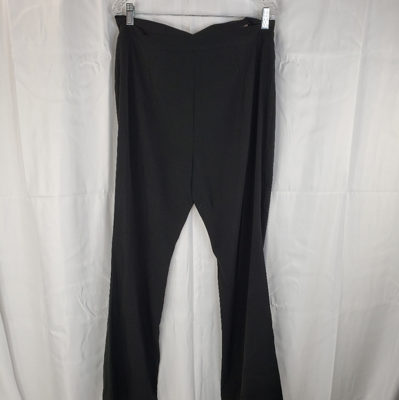 Elodie Black K Sexy Side Cut Out Waist Flare Leg Pant Sz XL. Date Night Clubbing - Picture 7 of 12